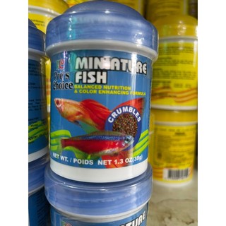 Thức ăn  Prochoice Miniature Fish cho cá thủy sinh, hạt nhỏ chìm chậm
