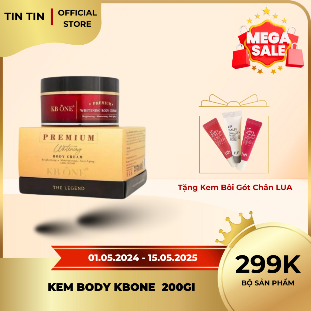 [CHÍNH HÃNG 100%] Kbone Body (100Gram - 200Gram) - Kem Kbone Dưỡng Trắng