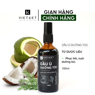 Dầu Ủ Dưỡng Tóc Thảo Dược VIETKET 100ml - Phục Hồi Hư Tổn Tóc, Hỗ Trợ Mọc Tóc, Chắc Khỏe Tóc