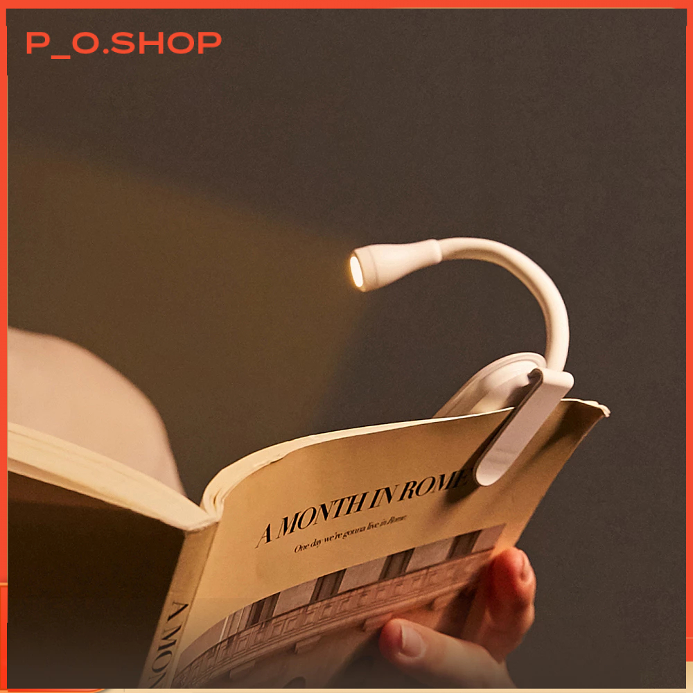 【🔥Rẻ】Đèn ngủ Mini LED Sách có thể điều chỉnh Clip 360° Đèn bảo vệ mắt Flip Study có thể sạc lại 3 mà