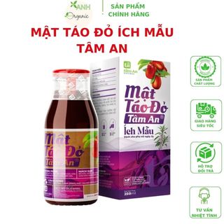  Mật Táo Đỏ Ích Mẫu Tâm An 250ml - Điều Hòa Kinh Nguyệt Nội Tiết Tố Nữ 