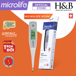 Nhiệt kế điện tử dạng bút Microlife MT550 | THương Hiệu Thụy Sỹ, Cho Kết Quả Chính Xác Trong 8 Giây