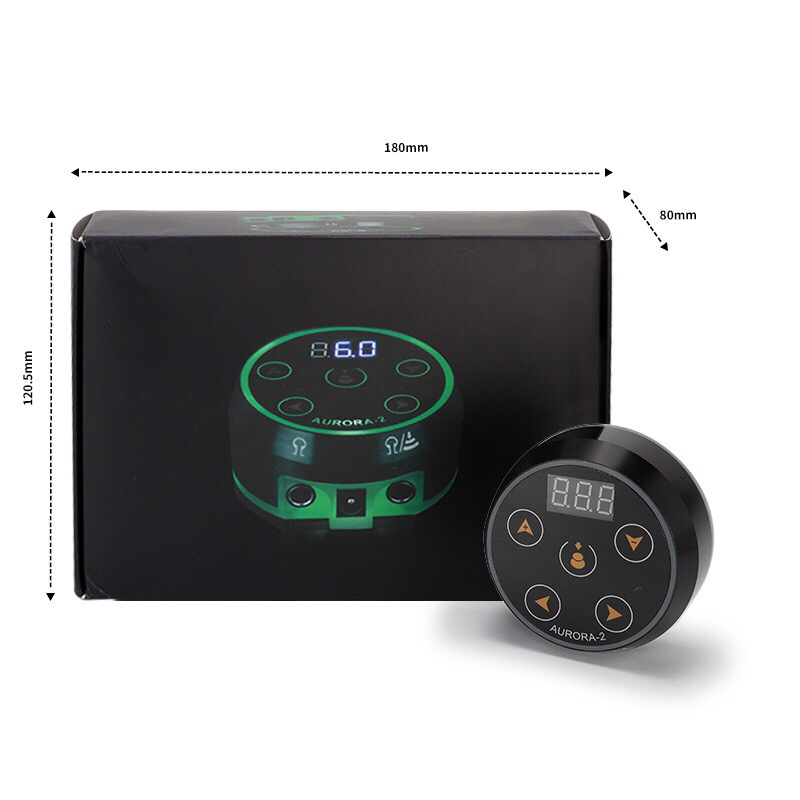 Nguồn Điện Cao Cấp  Aurora-2 Cảm Ứng, Nguồn Au2 Hỗ Trợ Thiết Bị Máy Xăm, Máy Thẩm Mỹ