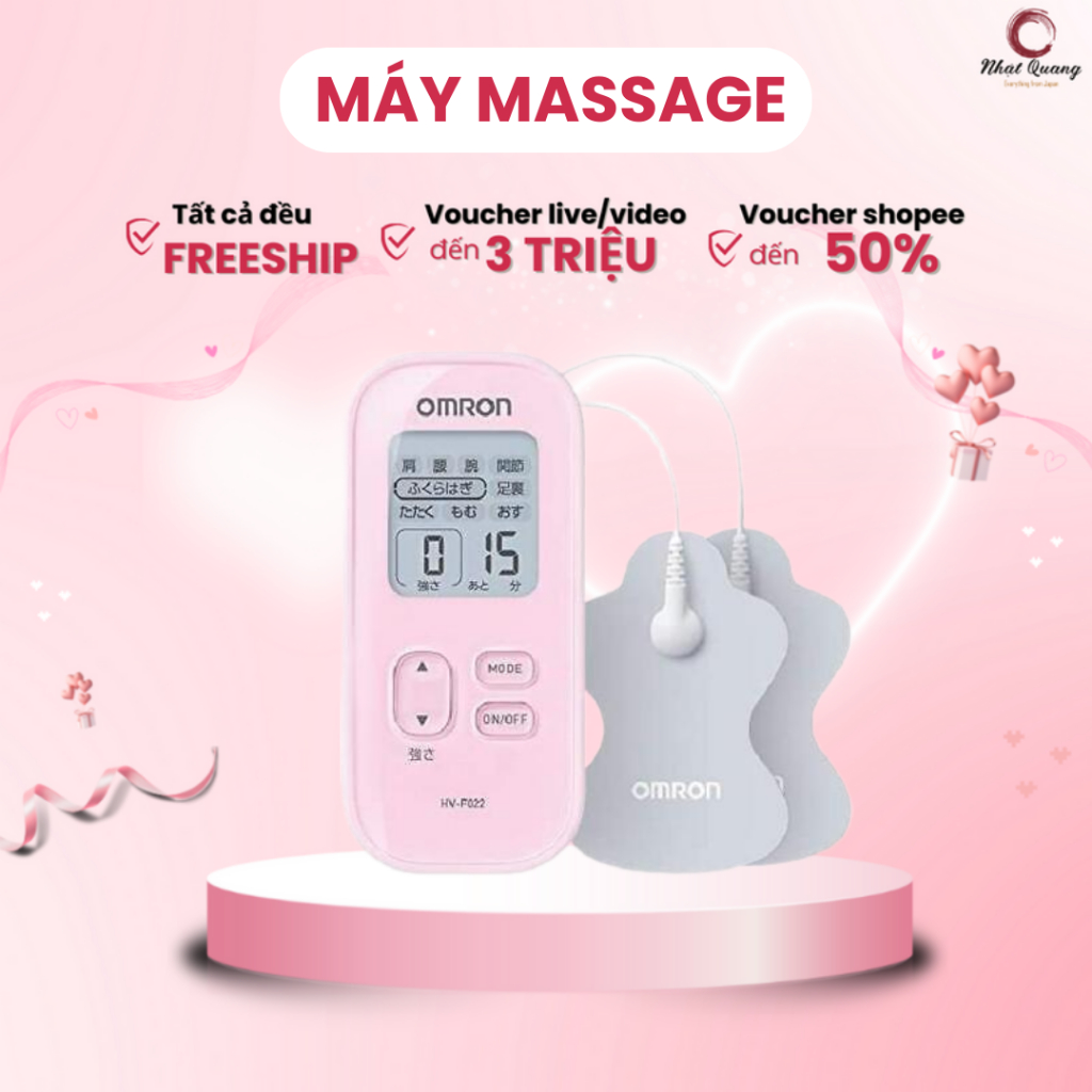 Máy Massage Toàn Thân Omron Hv-F021/ Hv-F022 - Nội địa Nhật