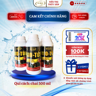 HỔ TRỢ TIÊU HÓA, TĂNG CƯỜNG BẮT MỒI, NGĂN NGỪA CÁC VẤN ĐỀ VỀ TIÊU HÓA CHO TÔM - BIO TỎI - CHAI 500ML