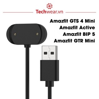  Cáp sạc đồng hồ thông minh Amazfit Active  Amazfit BIP 5   GTS 4 Mini  GTR Mini - Bảo hành 3 tháng 