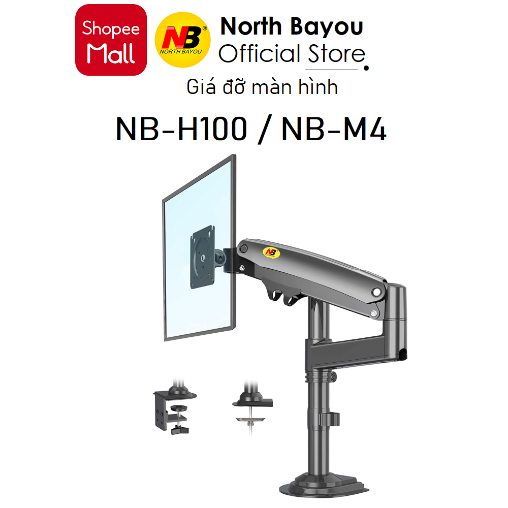 Giá đỡ màn hình North Bayou NB-H100 / NB-M4 từ 17-30 inch Tải trọng 2-9kg - Hàng chính hãng
