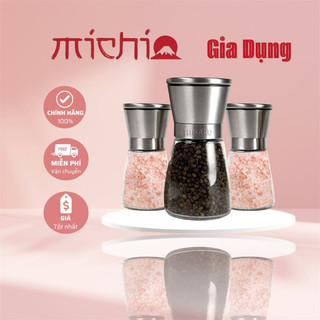 Cối Xay Tiêu Thủy Tinh Cầm Tay Cao Cấp Loại 1 Xay Hạt Tiêu, Hạt Khô Bằng Tay