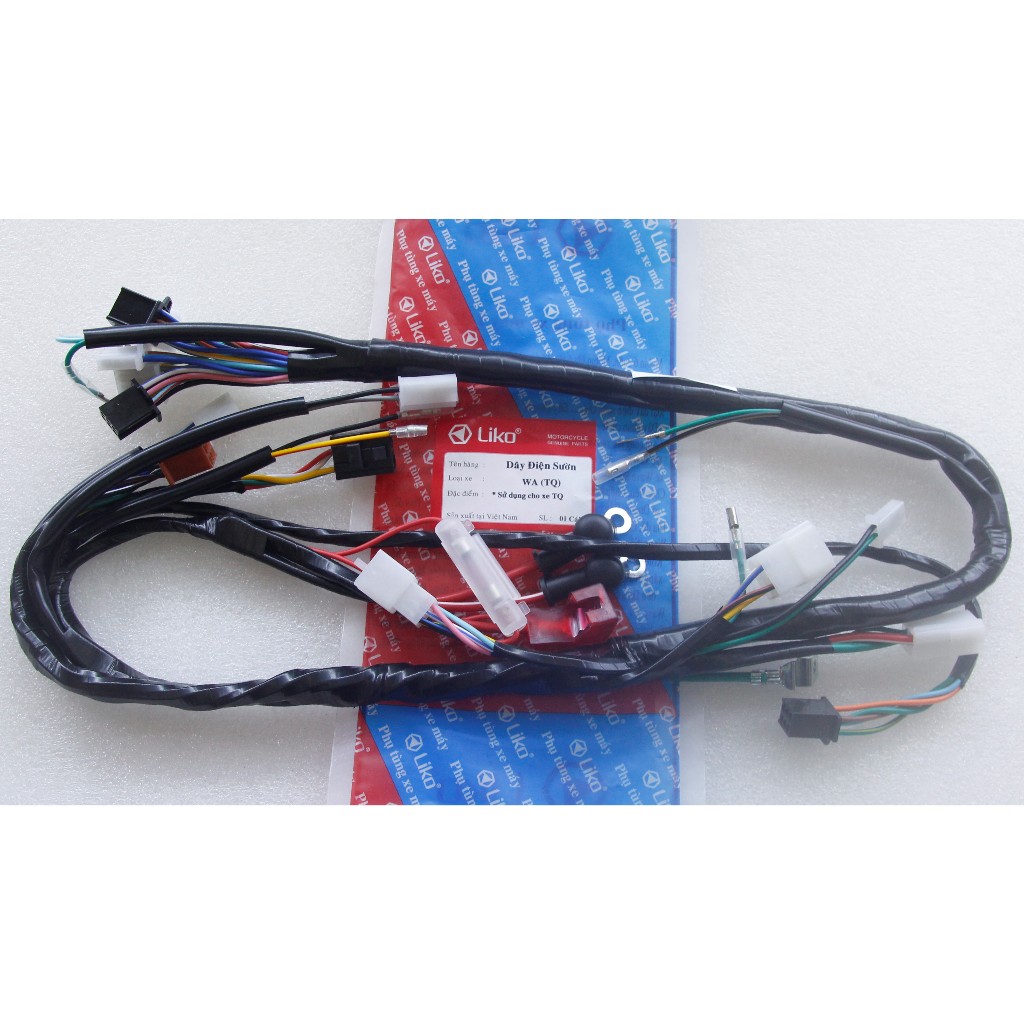 DÂY ĐIỆN SƯỜN XE WAVE NHỎ - ĐỜI ĐẦU ( TRUNG QUỐC )