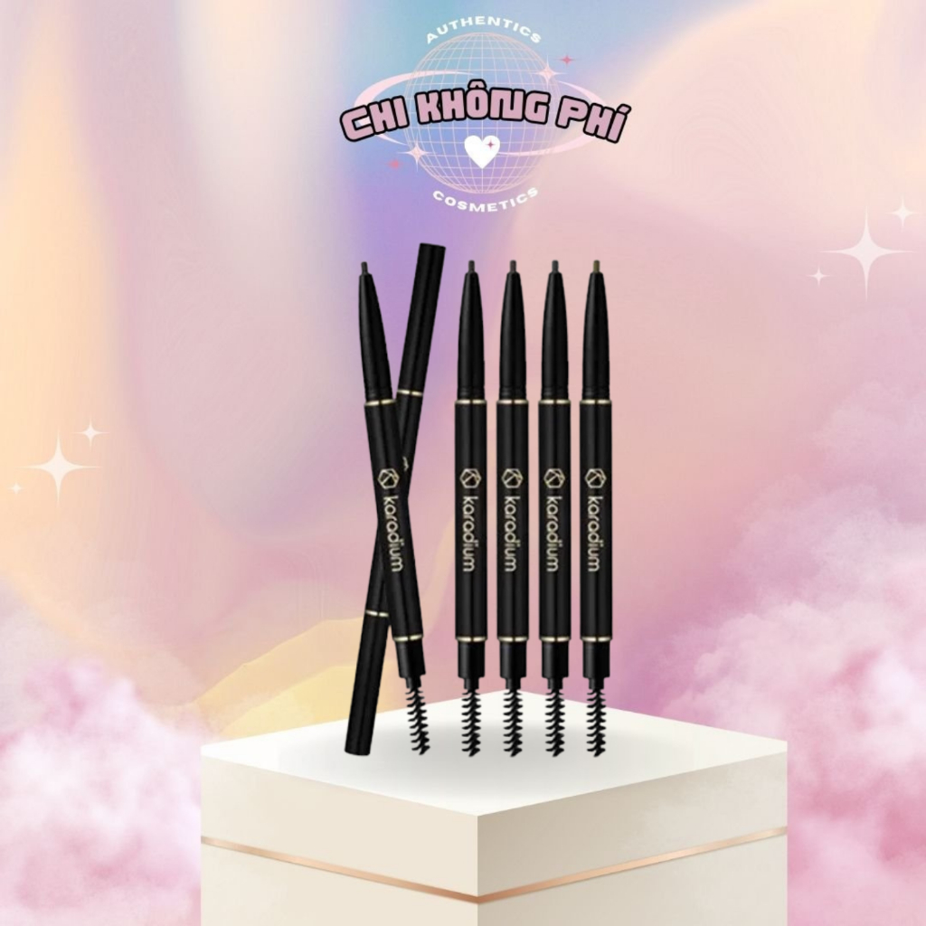 Chì Kẻ Mày KARADIUM Auto Eyebrow Pencil 2 Đầu