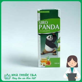 Siro ho, tác dụng chỉ sau 30 phút - Siro Panda Chai 100ml