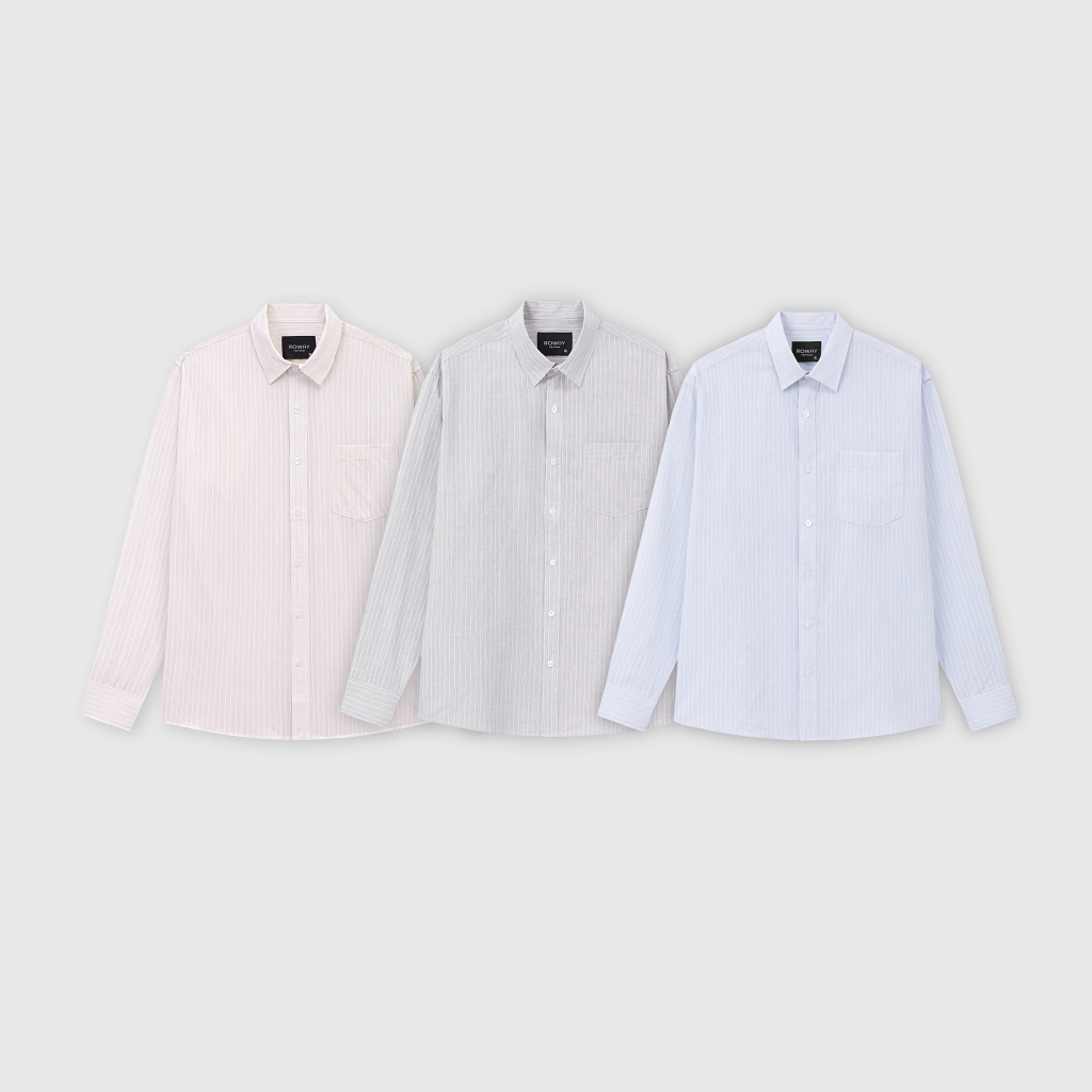 Áo Sơ Mi ROWAY Reguler Dài Tay Lanh Xước