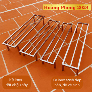Kệ kê chậu cây cảnh, giá để đồ trong nhà ngoài trời inox nhiều kích thước bền đẹp nhiều kích thước