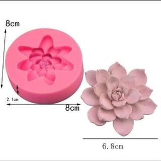 khuôn sen silicon 6,8cm