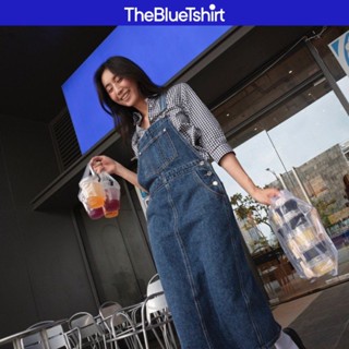 TheBlueTshirt - Váy yếm 2 dây denim dáng dài cho nữ - Miss Overall - OG Blue - Women
