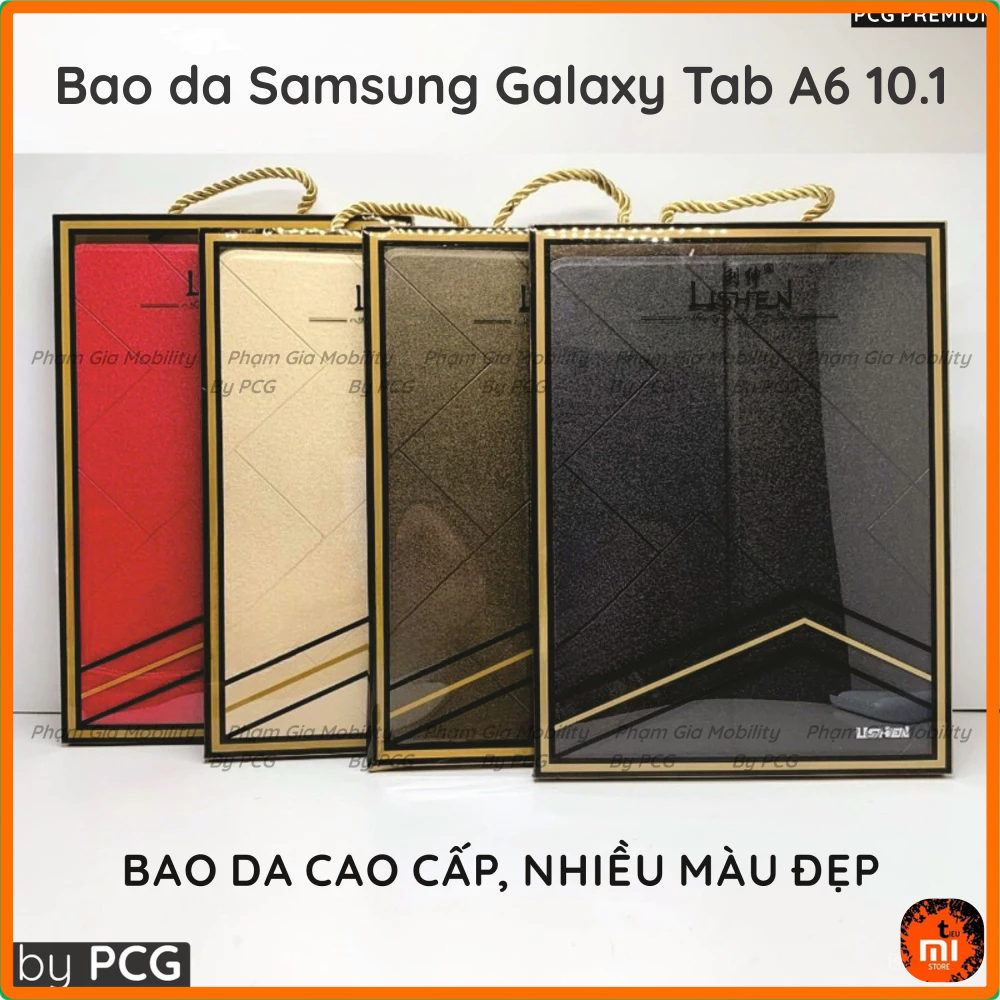 Bao da Samsung Galaxy Tab A6 10.1 (có bút S Pen) mã P585 P585y P580 Listen bền đẹp, bảo vệ máy, chốn