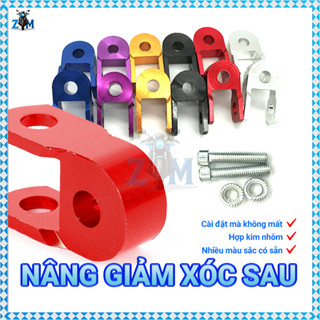Nâng phuộc, bộ 2 cục nâng phuộc, nâng gầm nâng giảm sóc cho xe máy xe điện đủ màu xe điện hoàn thiện
