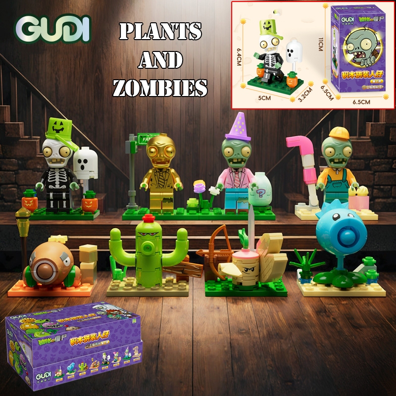 60031 - Bộ đồ chơi lắp ghép mô hình Hoa Quả Nổi Giận Plants And Zombies, bộ lắp ráp mô hình nhân vật