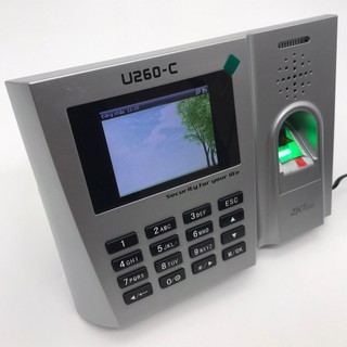 Máy chấm công vân tay & thẻ cảm ứng zkteco u260-c