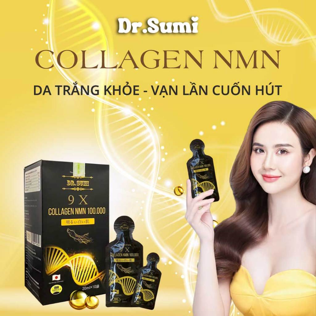 [Collagen.NMN] Nước Uống Đẹp Da - Dr.Sumi - Huyền Phi Đẩy Lùi Quá Trình Lão Hóa - Chăm Sóc - Nuôi Dưỡng Làn Da
