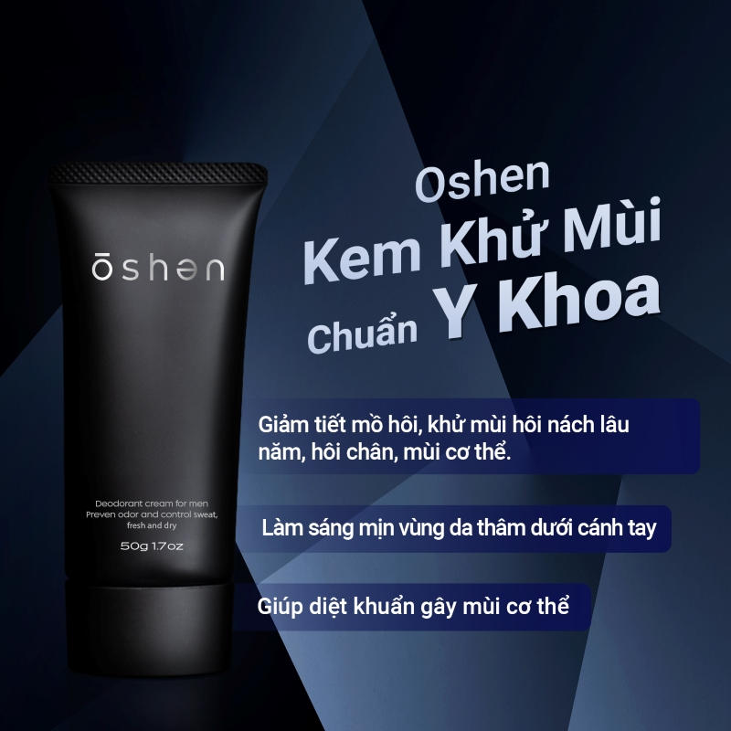 Combo Dung Dịch Vệ Sinh Nam Giới và Kem Khử Mùi OSHEN từ Nhật Bản
