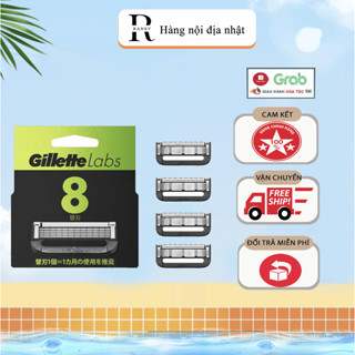 Hộp lưỡi dao cạo râu 5 lưỡi Gillette Labs cao cấp