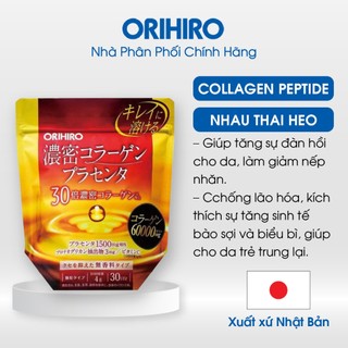  Bột Collagen Nhau thai heo Orihiro 60000mg - NPP Chính Hãng Orihiro 