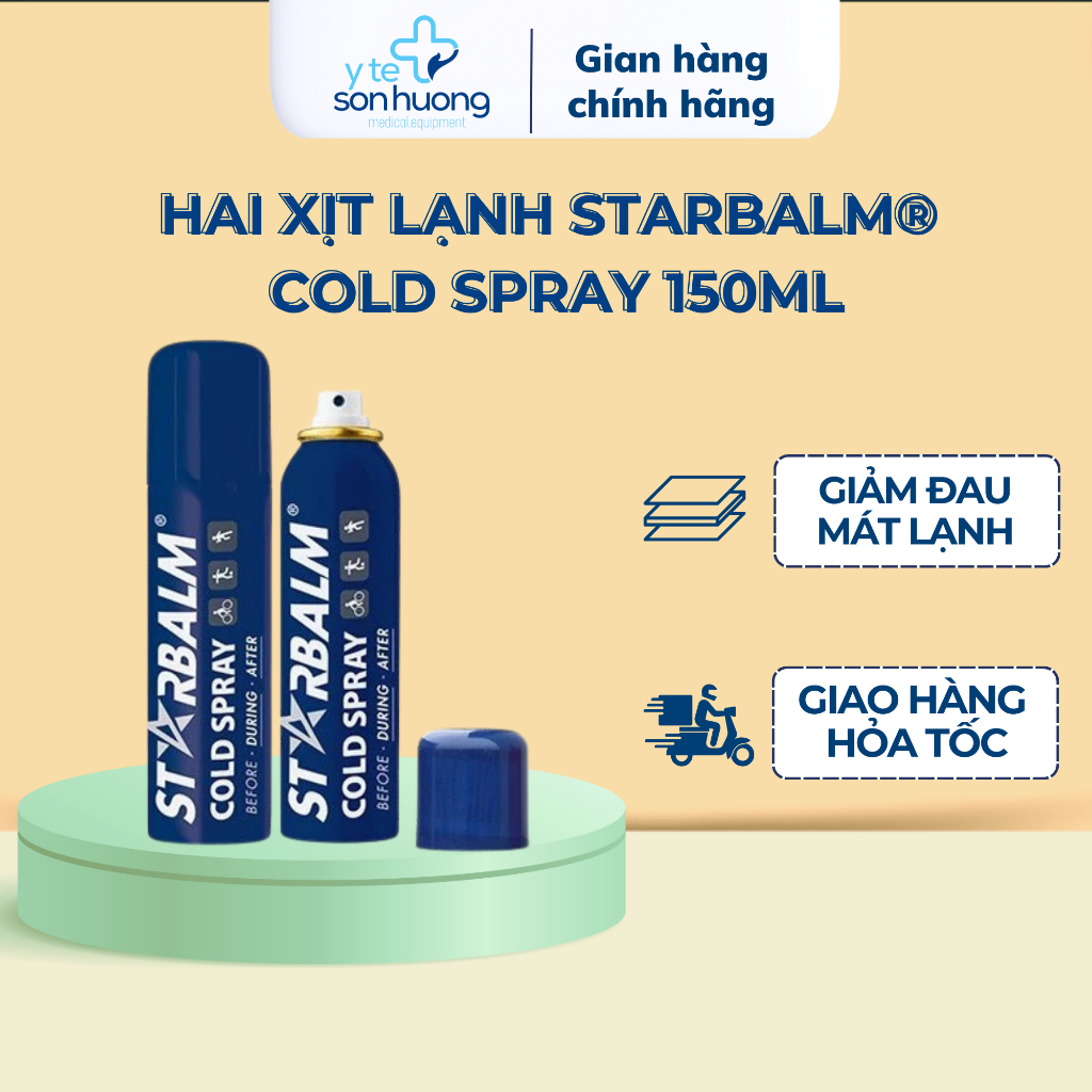 CHAI XỊT LẠNH STARBALM® COLD SPRAY 150ml