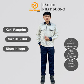  Quần áo bảo hộ lao động cao cấp Tinba03 Đồ lao động nam nữ kỹ sư công nhân vải kaki xịn phom đẹp không nhăn không xù 