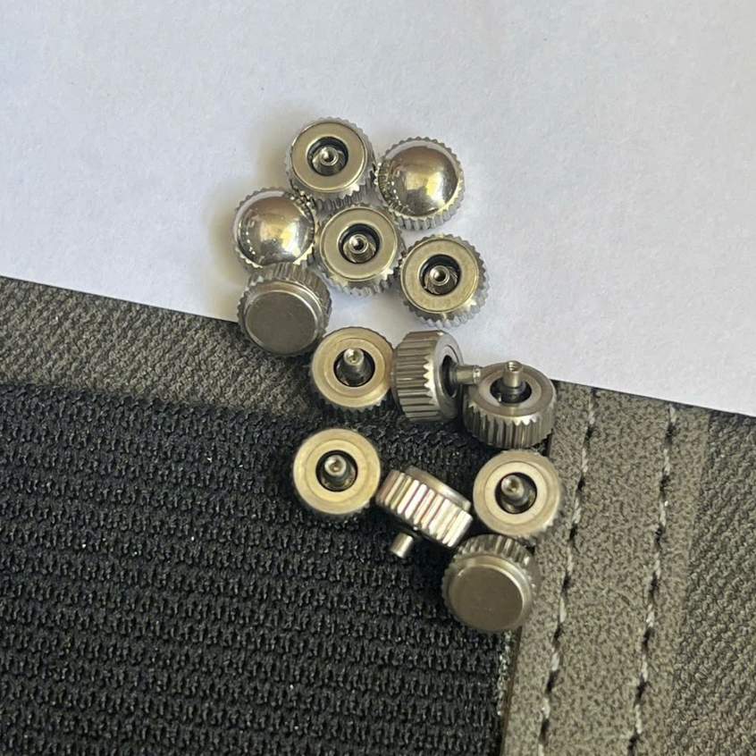 Núm đồng hồ SK Orient đời cũ - Núm chỉnh giờ đồng hồ sk - Núm chỉnh lịch đồng hồ sk