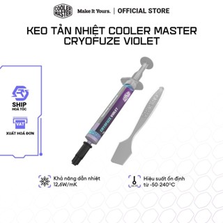 Keo tản nhiệt Cooler Master CRYOFUZE VIOLET 5 dung tích 0.7ML dành cho GPU/CPU, chống ăn mòn - Hàng chính hãng