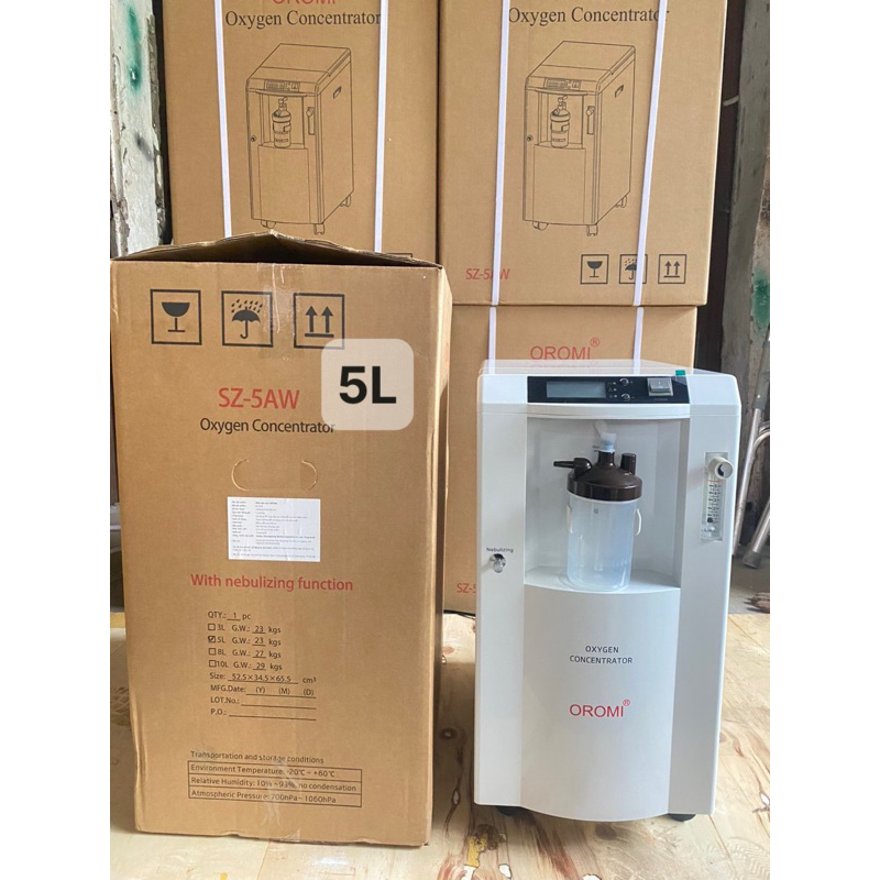 Máy tạo oxy chính hãng 5 lít /phút Oromi, bảo hành 12 tháng