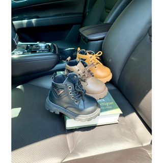 Sz21-32 [XẢ LỖ] Giày boot bé trai/gái form dáng chất lừ, chất da mềm, bên trong có lớp lót lưới êm chân, thoáng A10