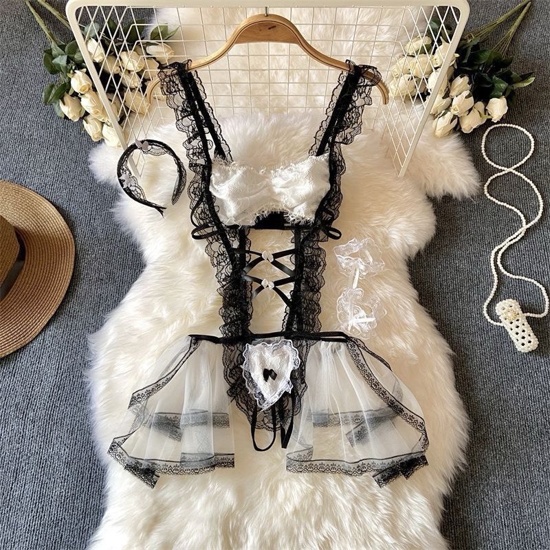 Bộ ngủ Cosplay ren hầu gái gợi cảm 5023
