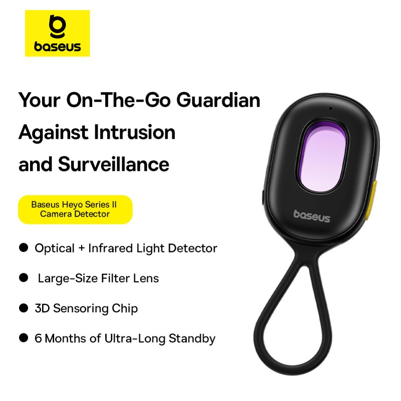 Máy Dò Phát Hiện Camera Baseus Heyo Series II cảnh báo camera, rung báo động chống trộm | BigBuy360 - bigbuy360.vn