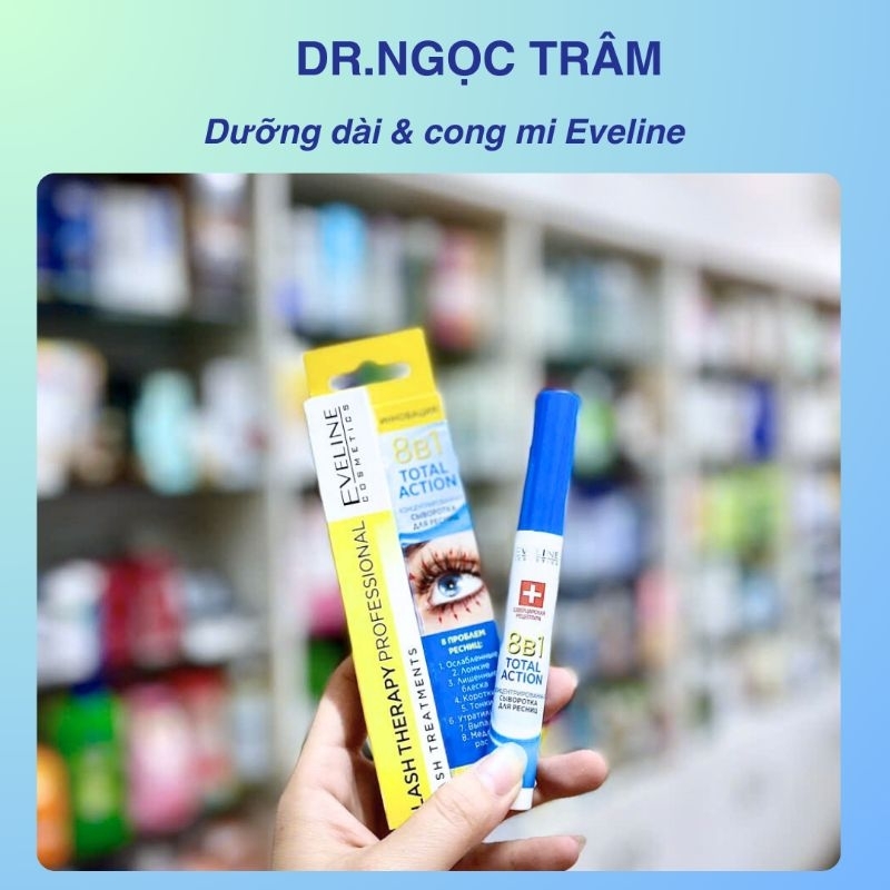 Huyết thanh Dưỡng mi Eveline 8in1