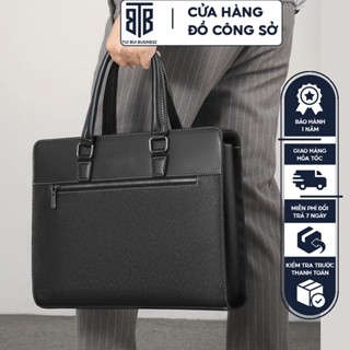 Cặp da nam công sở văn phòng TRUE BAG BUSINESS đựng tài liệu, máy tính laptop 15,6 inch