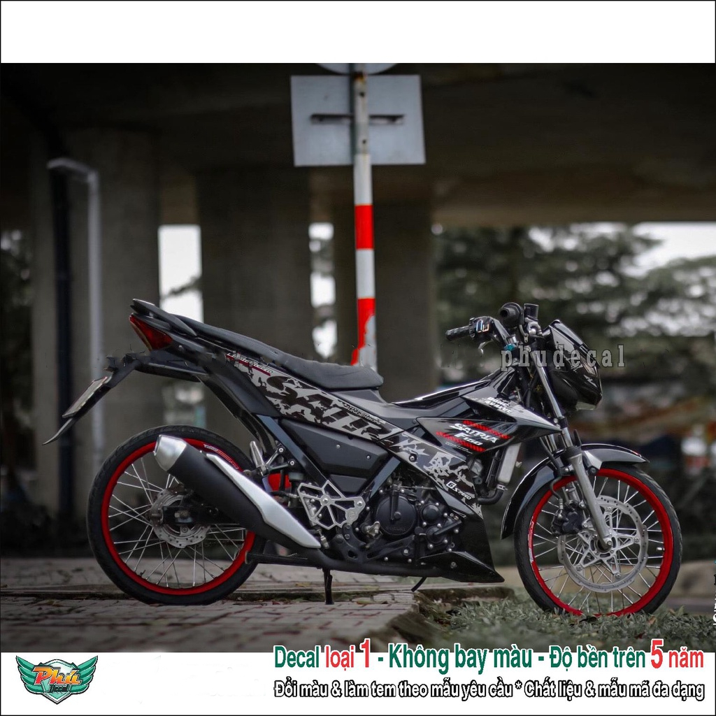 Tem rời Satria đen xám (3)