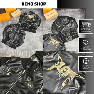  Áo Khoác Nam Philip Plein Chất Da Phối Khóa Phong Cách Siêu Đẹp - Áo Bomber Philip Chất Thêu Chữ Mới Nhất 