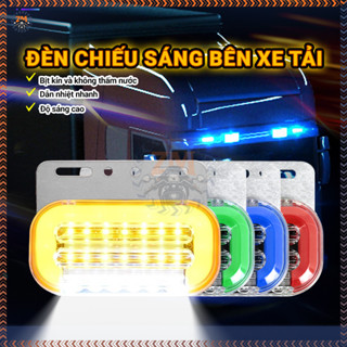 Đèn sườn xe tải, đèn hông xe tải led 12v 24v nháy chữ C cực đẹp