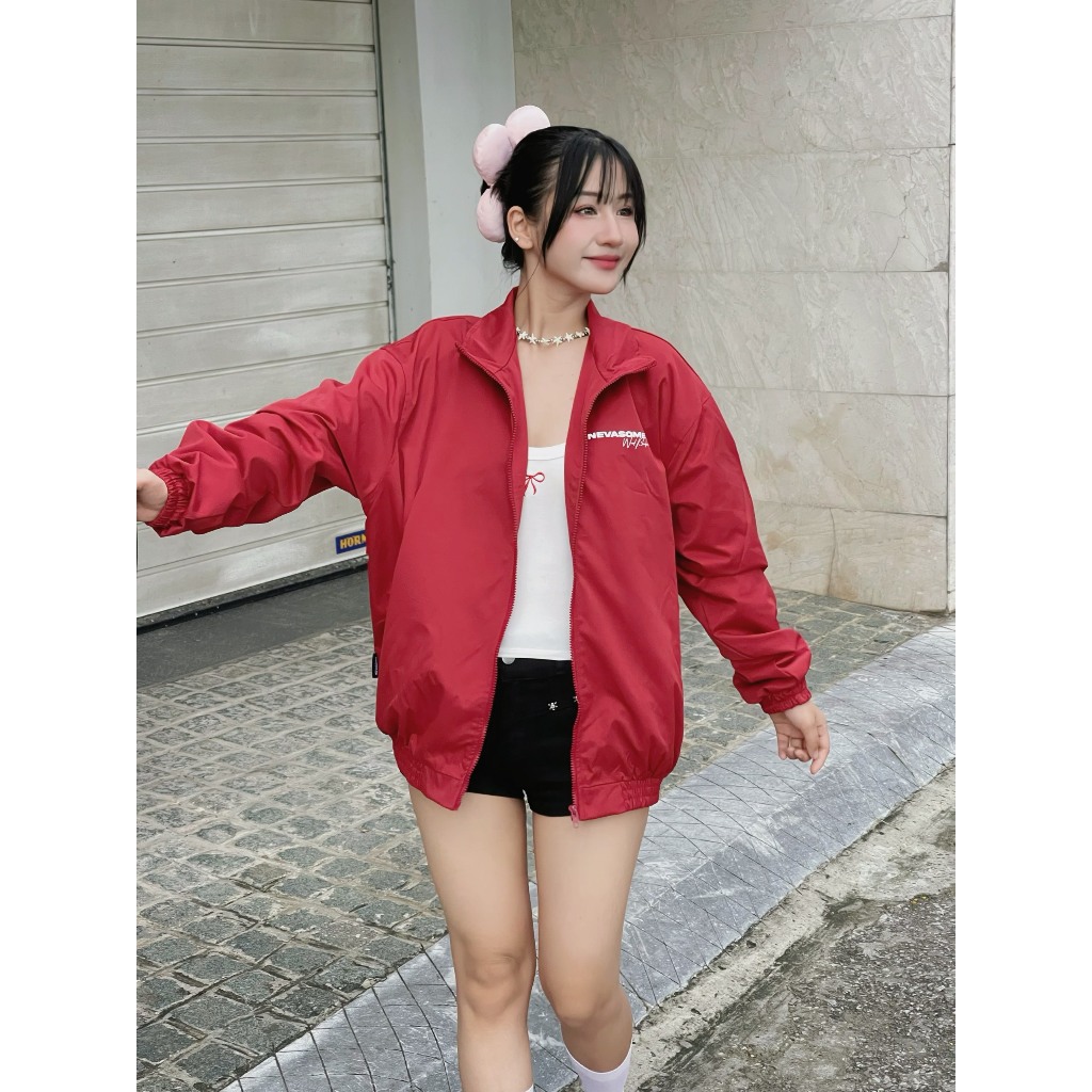 Áo Khoác Gió Wind-Breaker Local Brand NEVASOME 6 Màu Basic Form Oversize Nam Nữ | BigBuy360 - bigbuy360.vn