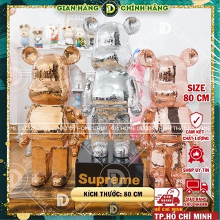  Tượng Gấu Bearbrick Bling Decor - Size 80 cm - Trang Trí Nhà Cửa - Nhập khẩu  D1 home 