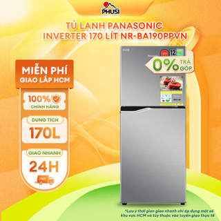 NR-BA190PPVN [MIỄN PHÍ GIAO LẮP] Tủ lạnh Panasonic Inverter 170 lít NR-BA190PPVN