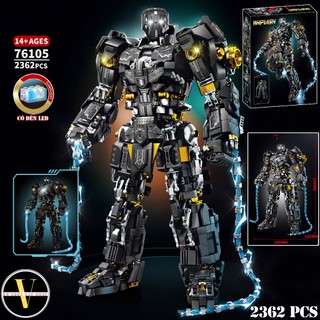 2362 Mảnh - Có Đèn LED - BỘ ĐỒ CHƠI Lắp Ghép Mô Hình Robot Người Sắt, Lắp Ráp Mô Hình  ROBOT Biến Hình Đồ chơi trẻ em