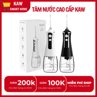 Máy tăm nước KAW bình chứa 300ml pin 7 ngày, điều chỉnh 3 tốc độ  - Hàng chính hãng bảo hành 1 đổi 1
