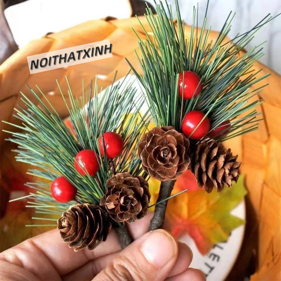 SET 3 THÔNG TRANG TRÍ,DECOR NOEL CỰC ĐẸP KN0