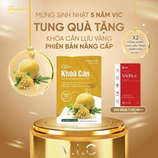 Giảm Cân Vichi Diets Chính Hãng, Tặng Kèm Viên Khóa Cân (Tách Lẻ Liệu Trình)