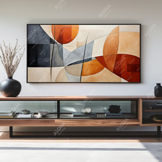 Tranh treo tường trừu tượng khổ lớn 60x120 - 70x140, tranh canvas treo tường phòng khách hiện đại theo yêu cầu