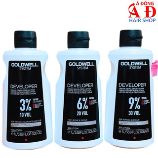 Oxy Goldwell Topchic Wella Dikson Loreal pha thuốc nhuộm tóc cao cấp 3% 6% 9% 12% 1000ml