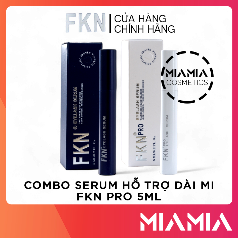 Combo Dưỡng Dài Mi Ngày Đêm FKN Pro Chính Hãng
